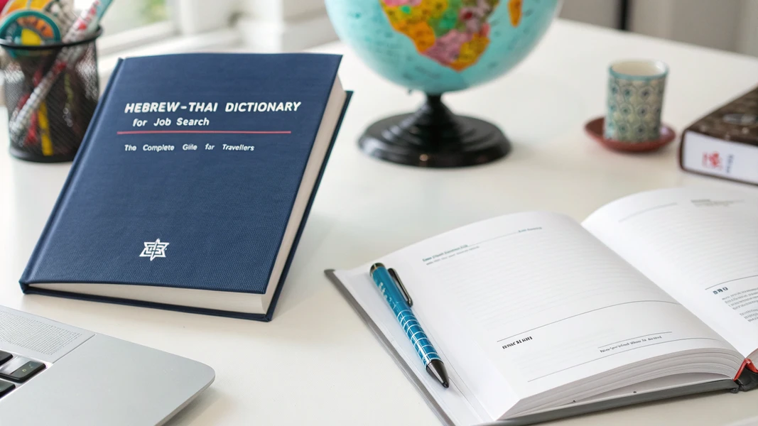 מילון עברי-תאילנדי לחיפוש עבודה: המדריך המלא למטיילים