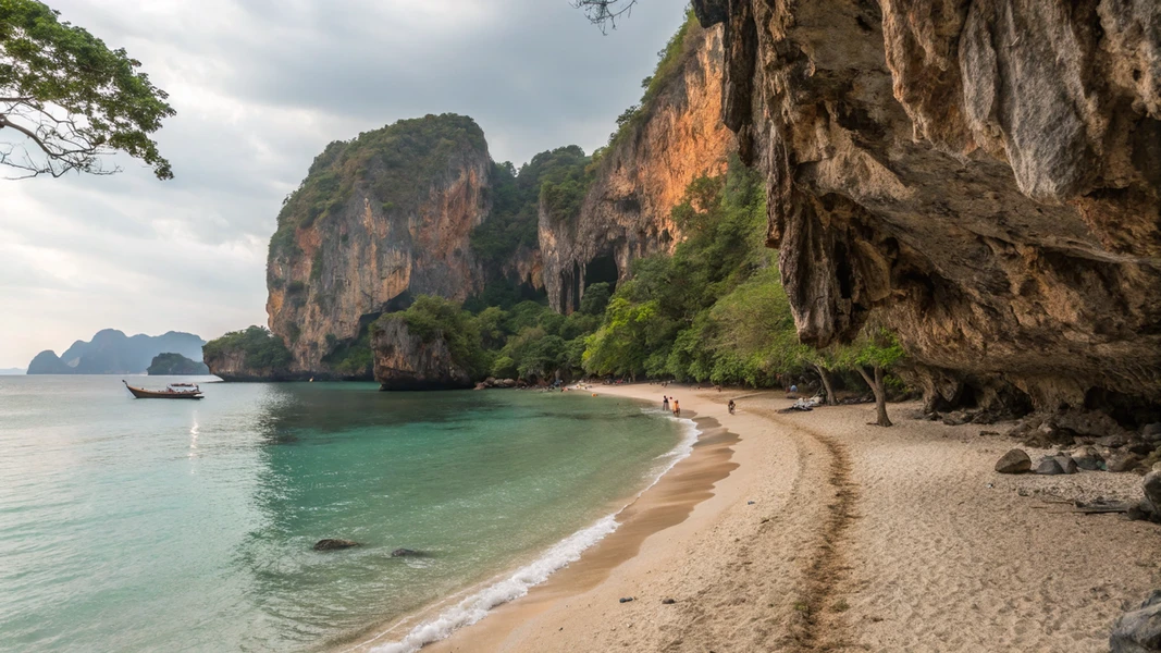 Phra Nang Cave Beach - חוף קסום בין צוקים, מערות ומים צלולים