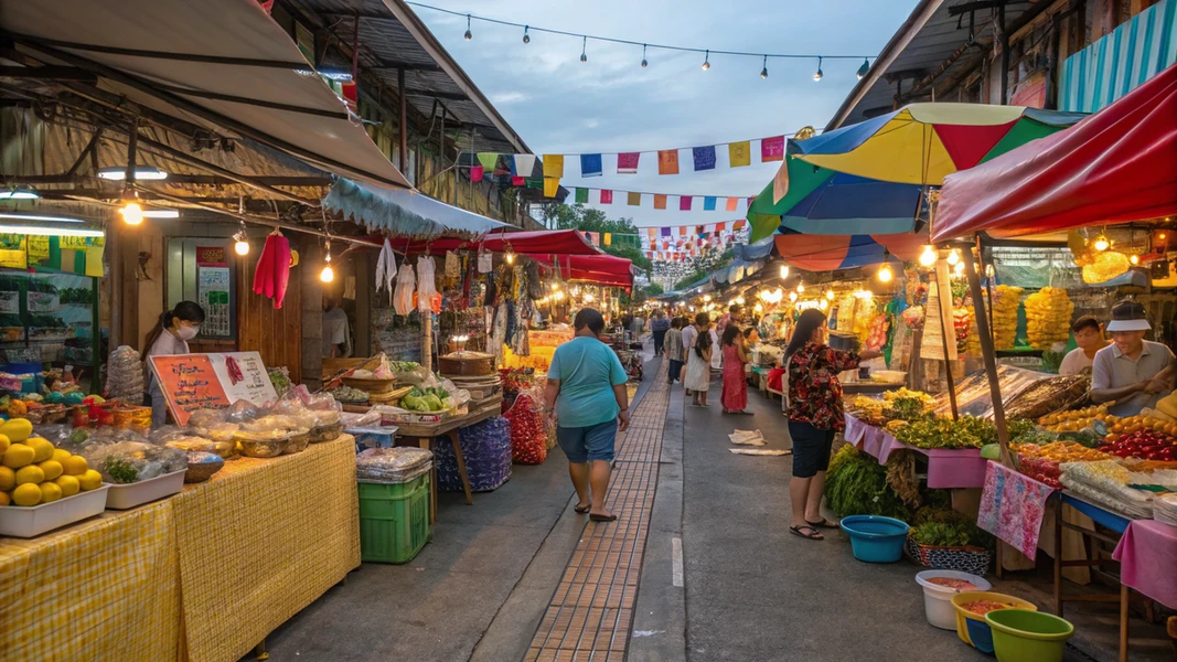 Phuket Weekend Market (Naka Market) - שוק סוף השבוע הפופולרי והססגוני בפוקט