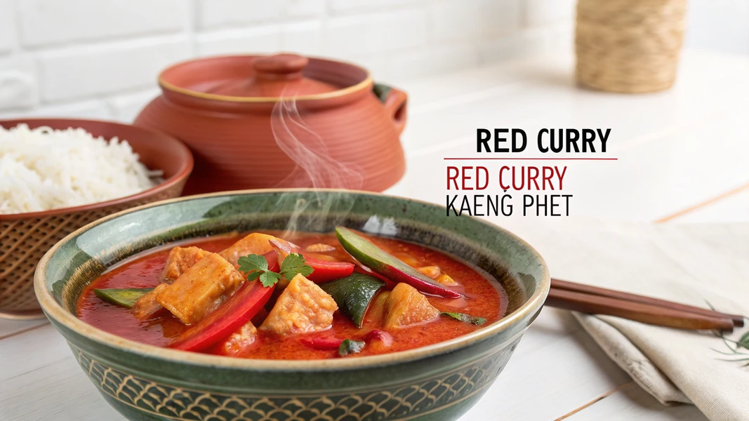 קארי אדום - Red Curry / แกงเผ็ด - Kaeng Phet