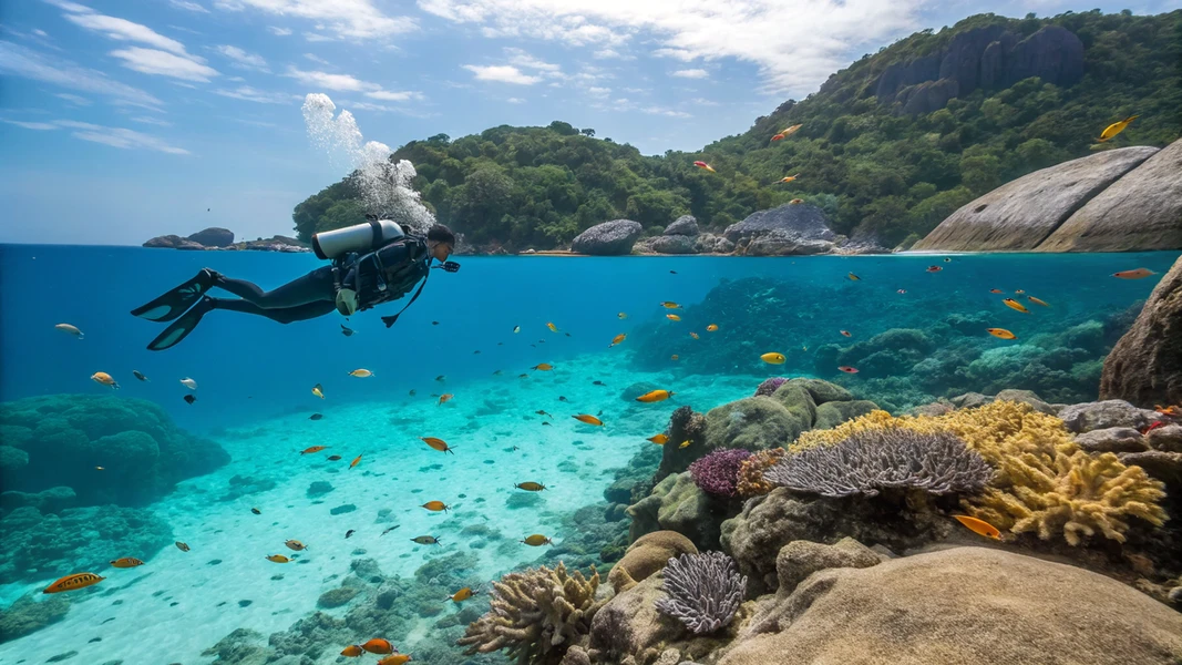 צלילה באיי סימילאן - גן עדן לצוללים בתאילנד